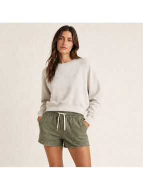 Vuori Ripstop Pull On Shorts Oregano Green Sz S